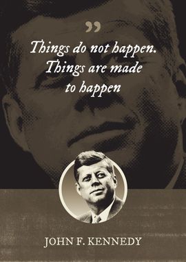 Things do not happen