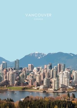 Vancouver Skyline Artwork