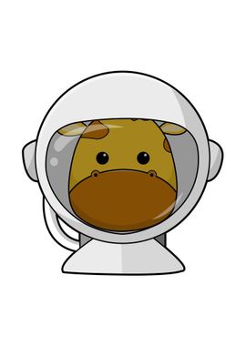 Giraffe Astronaut Helm