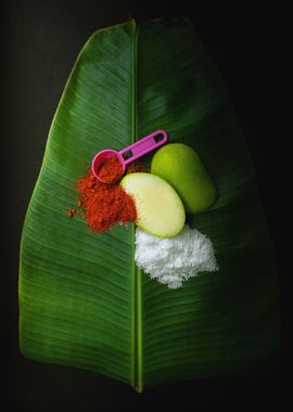 Banana Leaf Platter