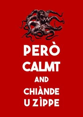 Keep calm barese octopus