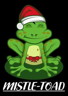 MistleToad Christmas Fan