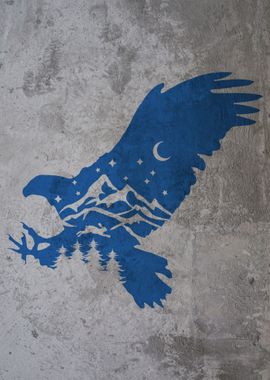 GRAFFITI EAGLE BLUE