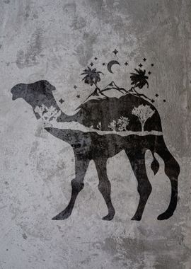 GRAFFITI CAMEL BLACK