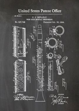 13 Clarinet Patent 1894