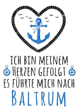 Baltrum Nordsee Spruch