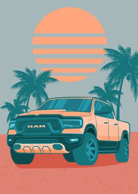 ram rebel sunset