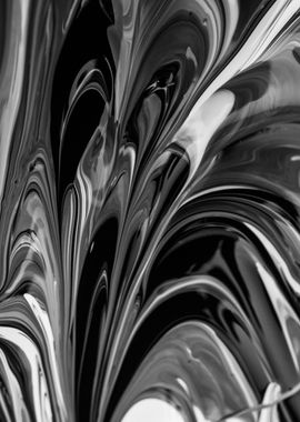 Abstract Black and White