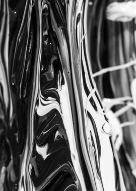 Abstract Black and White