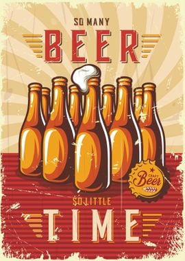 Vintage Beer Poster