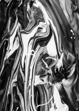 Abstract Black and White