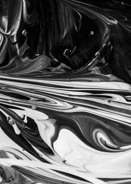 Abstract Black and White