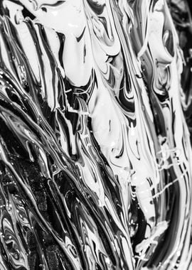 Abstract Black and White