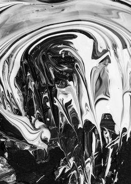 Abstract Black and White