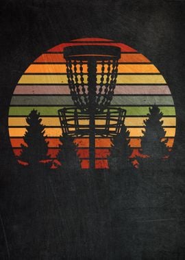 Disc Golf Vintage Retro