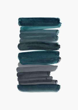 Dark Teal Abstract Glam 1