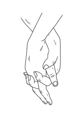 Couple Hand Holding Love