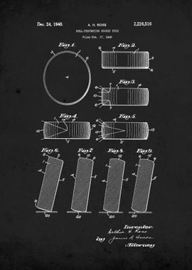 Hockey Puck 1940 Patent