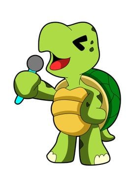 Turtle Singing Microphone