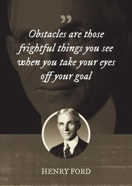 Obstacles are those