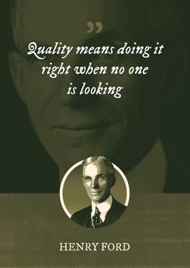 Quality means doing it