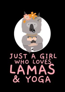 Yoga Gift Llama Love