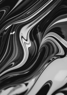 Abstract Black and White