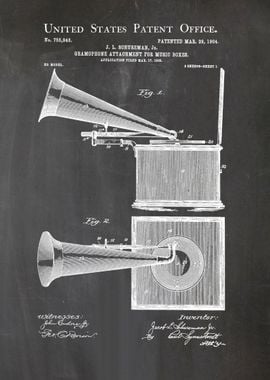 23 Gramophone Box Patent