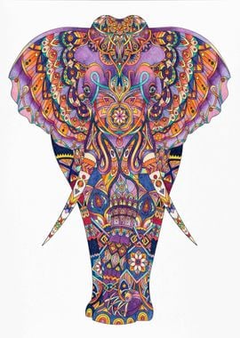 Elephant abstract