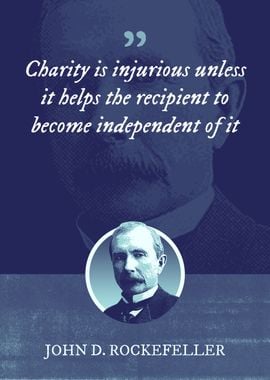 Charity is injurious