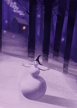 Lonely Snowman