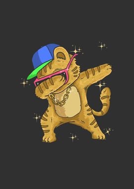 cute cat dabbing