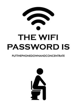 FUNNY BATHROOM WIFI