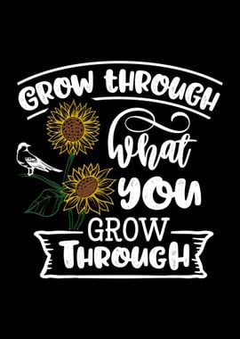 Grow through