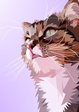 Abstract Animal Cat