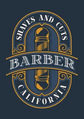 vintage barbershop poster