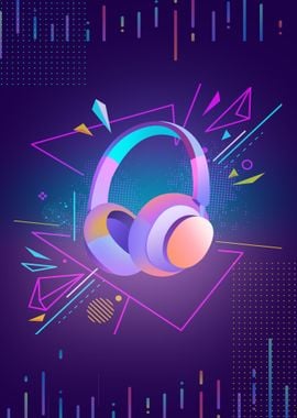 Colorful Music Headphones