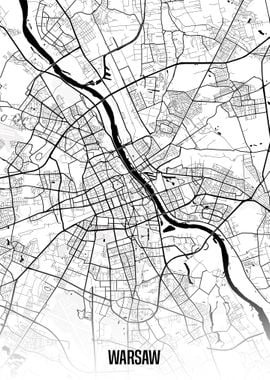 Warsaw map