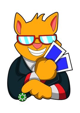 Cat Poker Poker cards