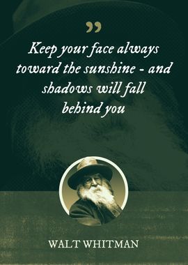 Keep your face always