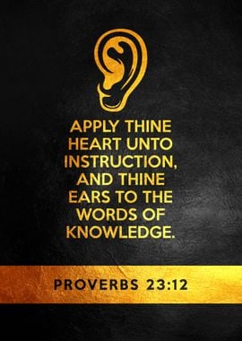 Proverbs 23 12