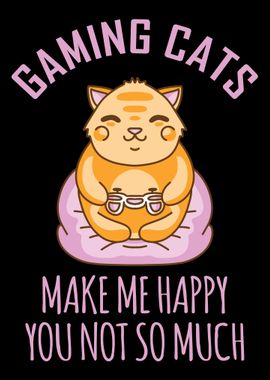 Gaming Cats Make Me Happy