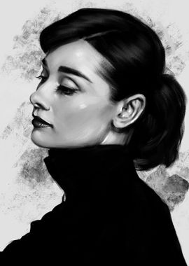 Audrey Hepburn portrait