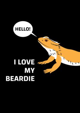 Funny Bearded Dragon I