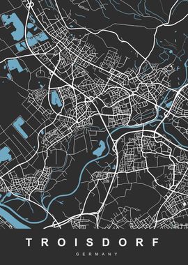 Troisdorf Map Germany