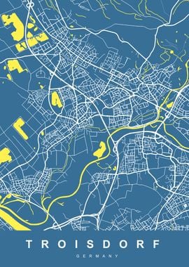 Troisdorf Map Germany