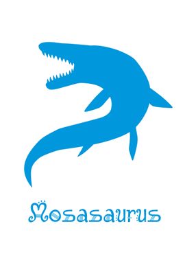 Mosasaur silhouette