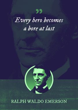 Every hero becomes a bore 