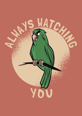 Always watching you Parrot