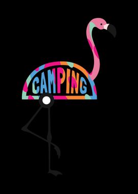 Camping Flamingo Gift Idea